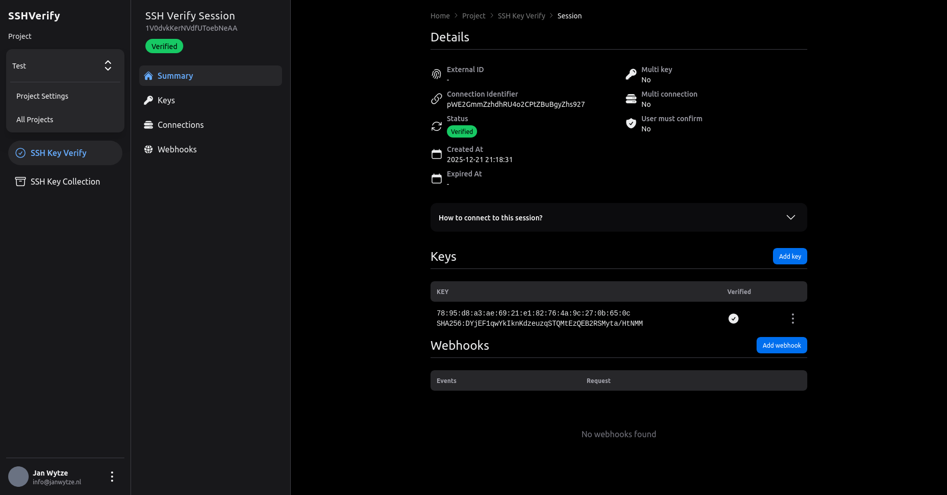 SSH Key Verify Hero Image